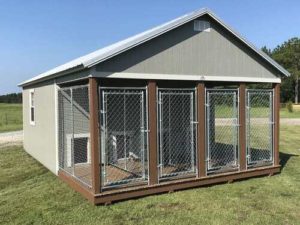 Four Box Quadruple Box Portable Dog Kennel Buildings for Sale or Rent to Own in Jonesboro, LA by RKS Phone Technician