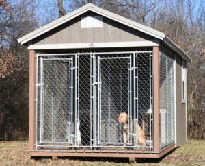 Double Box Portable Dog Kennel Buildings for Sale or Rent to Own in Jonesboro, LA by RKS Phone Technician